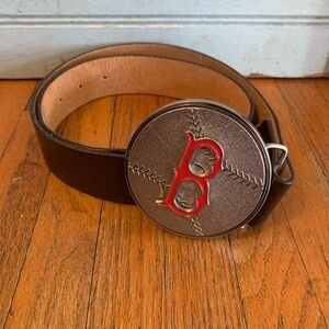 Retro Boston Red Sox Rotating Belt Buckle